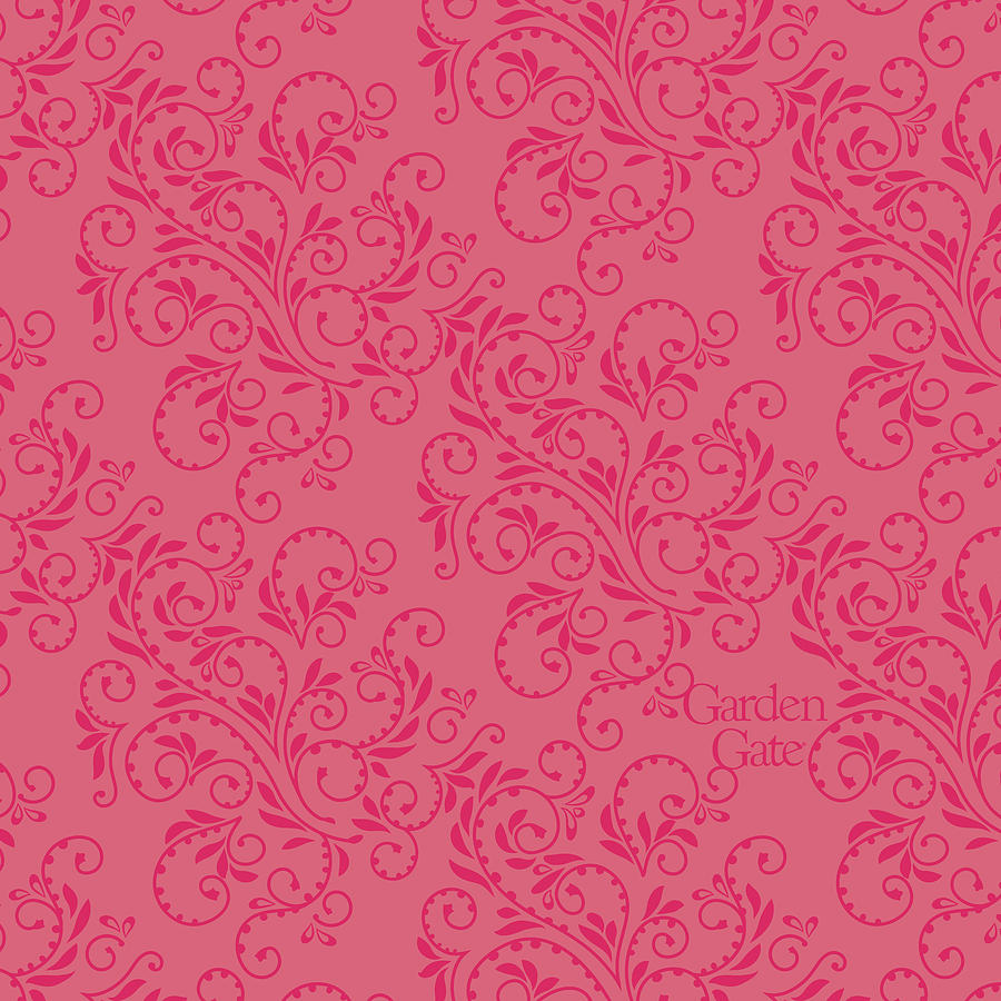 Rose colored fern pattern Digital Art by Garden Gate magazine