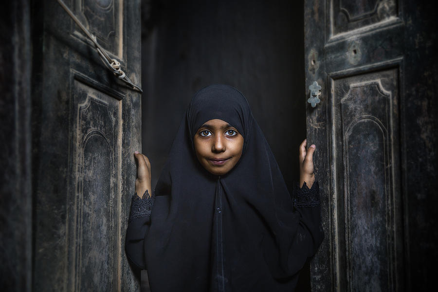 Portrait Photograph - Rose House by Fathi Aldarwish
