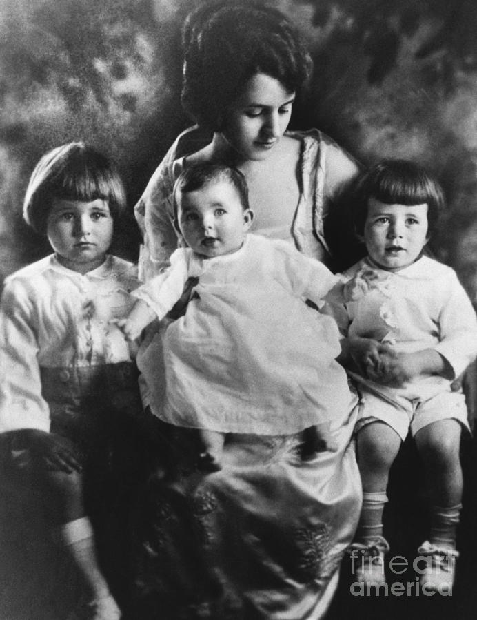 Rose Kennedy With Her Children Photograph by Bettmann