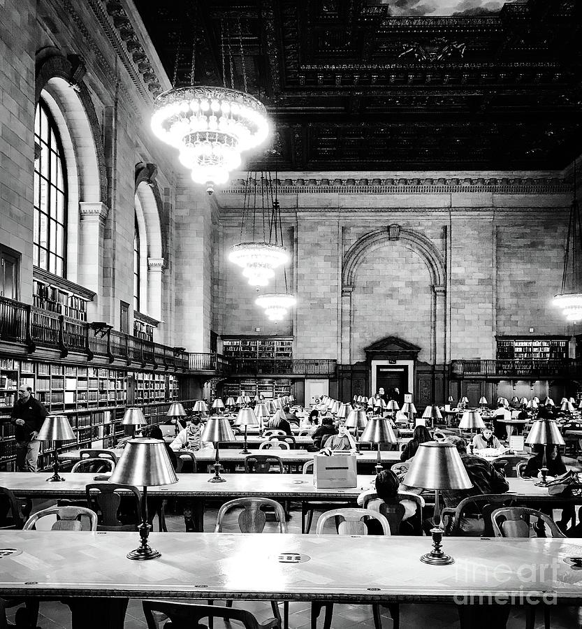 Rose Main Reading Room, Nyc, Public Library Photograph by JMerrickMedia Rose Main Reading Room, Nyc, Public Library Photograph by JMerrickMedia