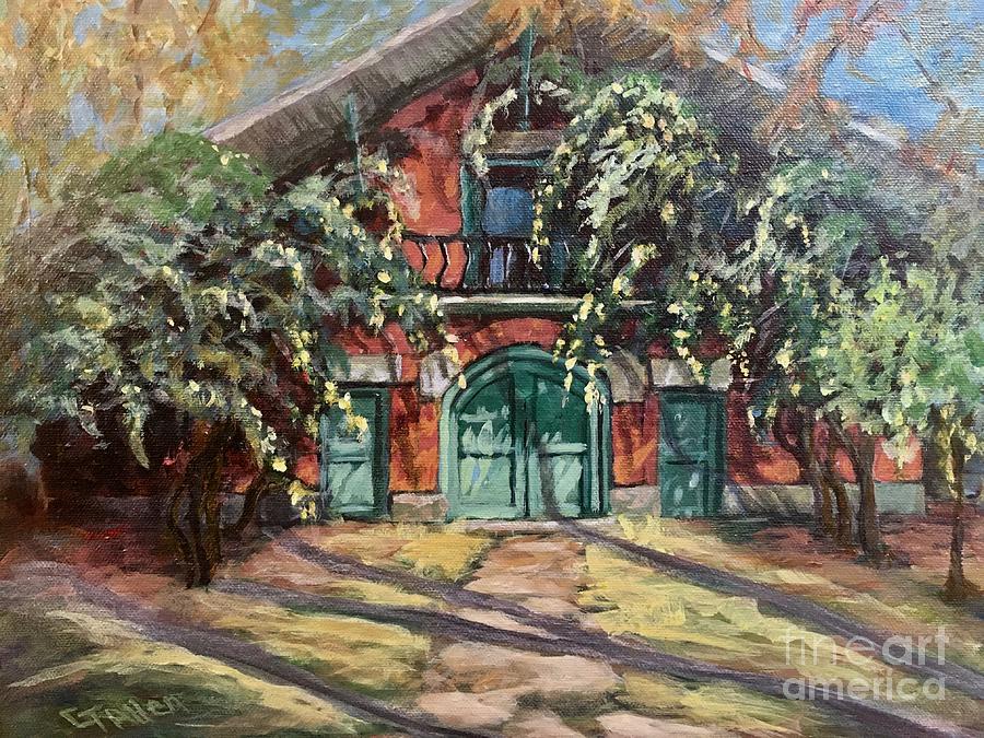 Roselawns Carriage House Painting by Gretchen Allen