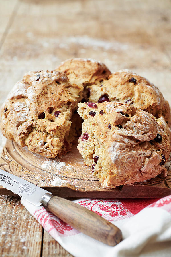 Rosemary And Cranberry Soda Bread Photograph by Jonathan Short - Fine ...