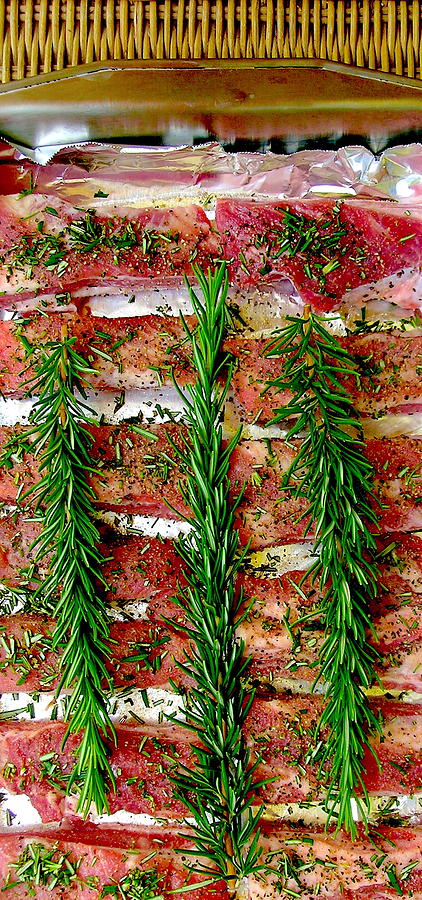 Rosemary Pork Ribs Photograph by James Temple