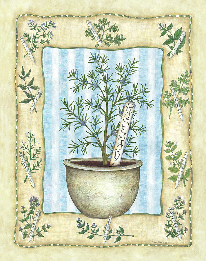 Rosemary Painting - Rosemary by Robin Betterley