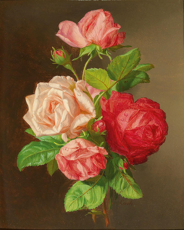 Roses Painting by Andreas Lach