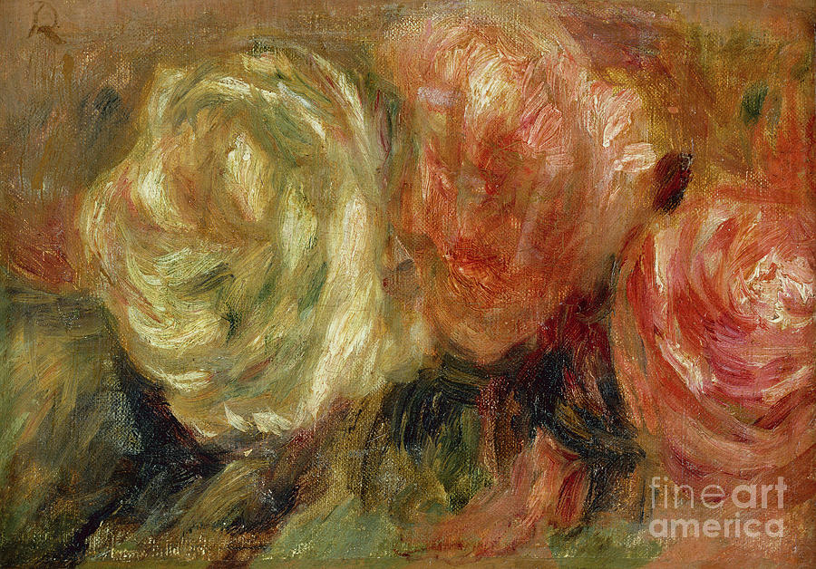 Roses By Renoir Painting by Pierre Auguste Renoir