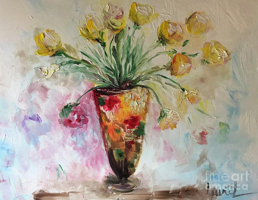 Roses in Vase by Laurie Lundquist Roses in Vase by Laurie Lundquist