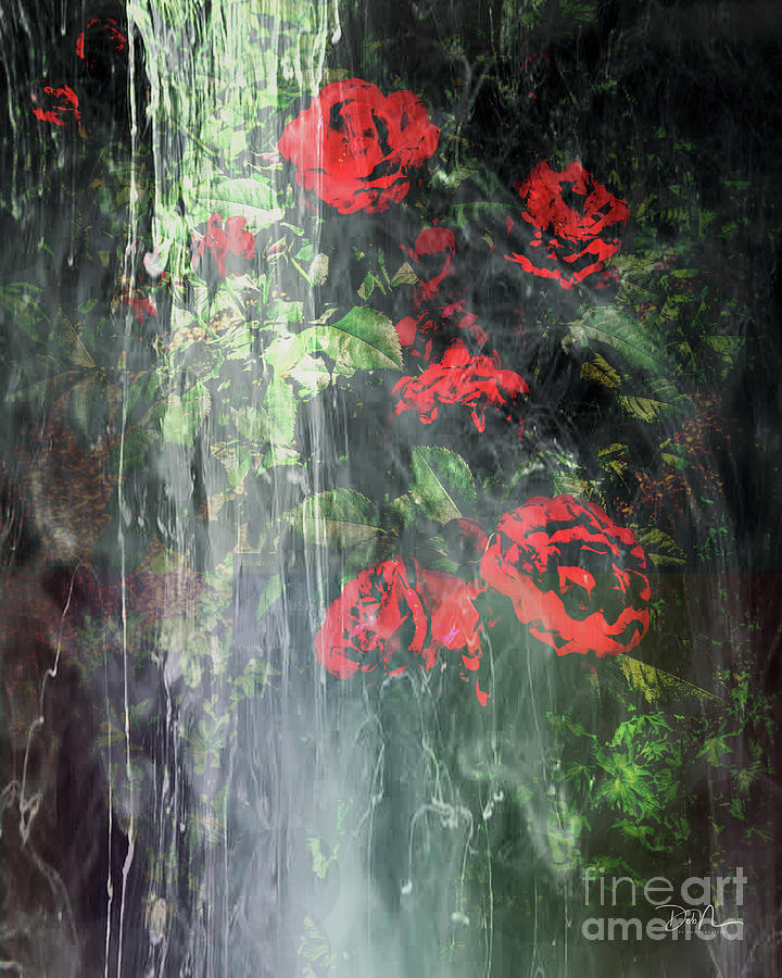 Roses in Waterfall by Deb Nakano Roses in Waterfall by Deb Nakano