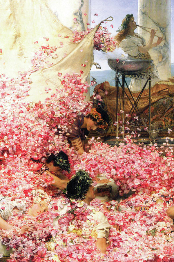 Roses of Heliogabalus Painting by Alma-Tadema