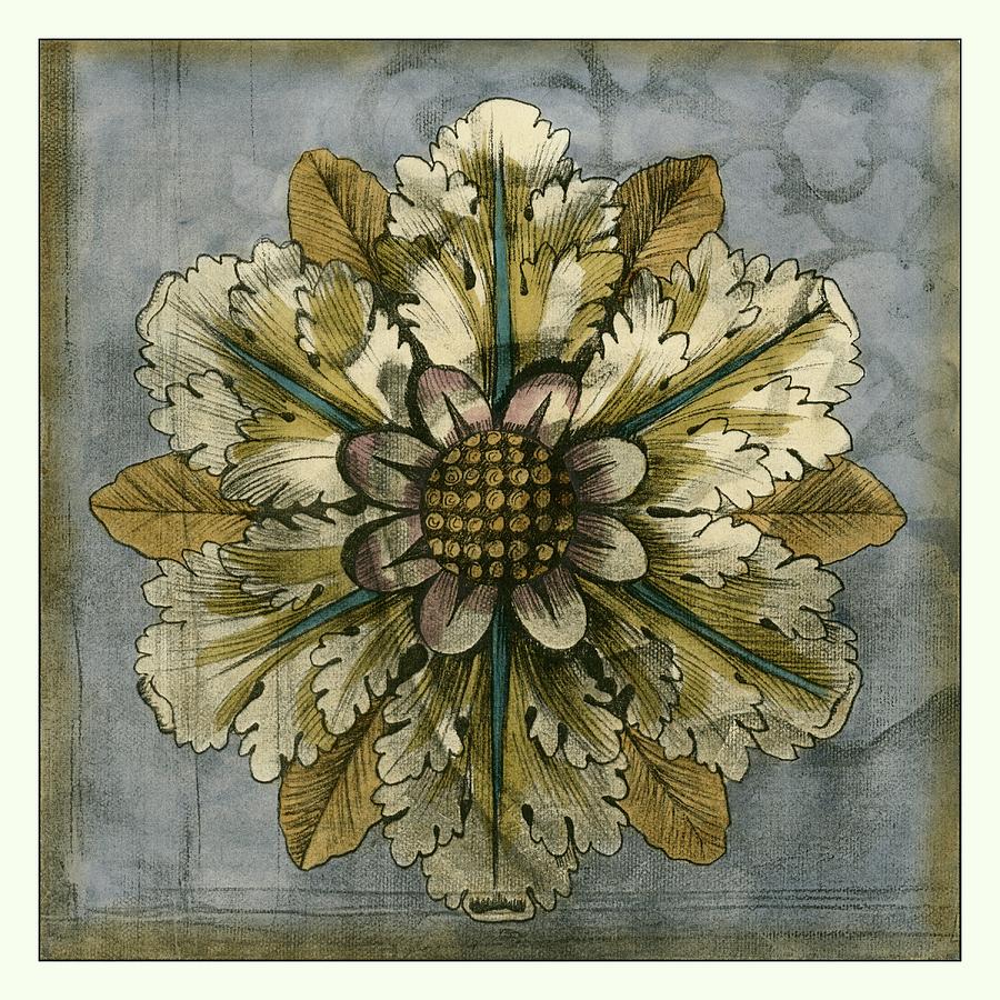 Flower Painting - Rosette & Damask I by Jennifer Goldberger