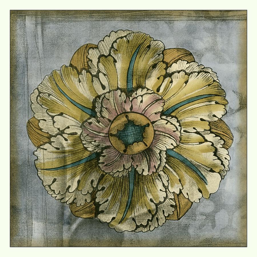 Flower Painting - Rosette & Damask Iv by Jennifer Goldberger