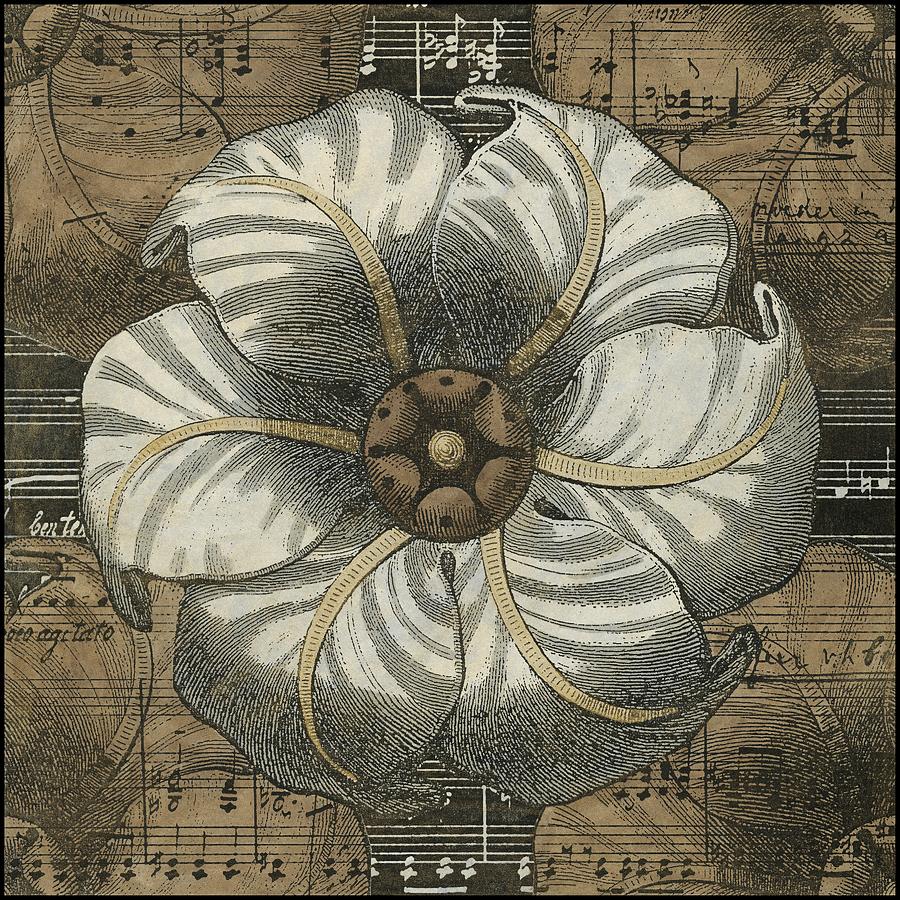 Flower Painting - Rosette Detail IIi by Vision Studio