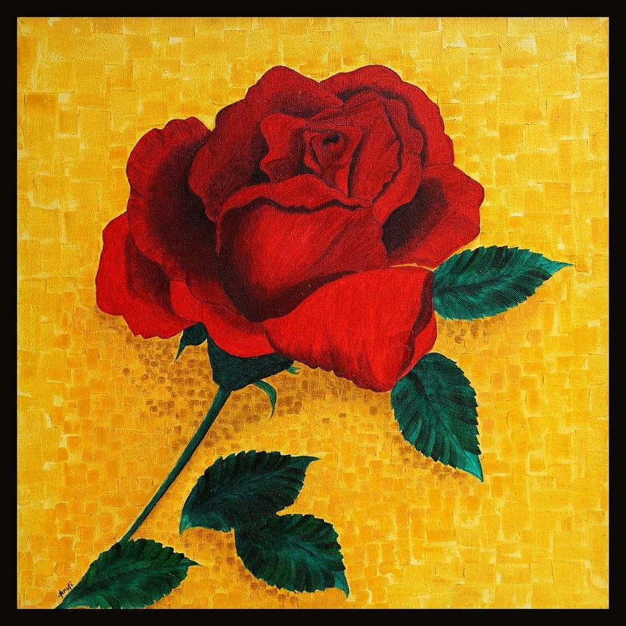 Rose Painting - Rosey hush by Shruti Pancholi