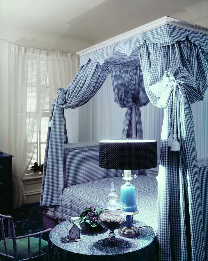 Roslyn Rosiers Bedroom In New York Photograph by Ernst Beadle