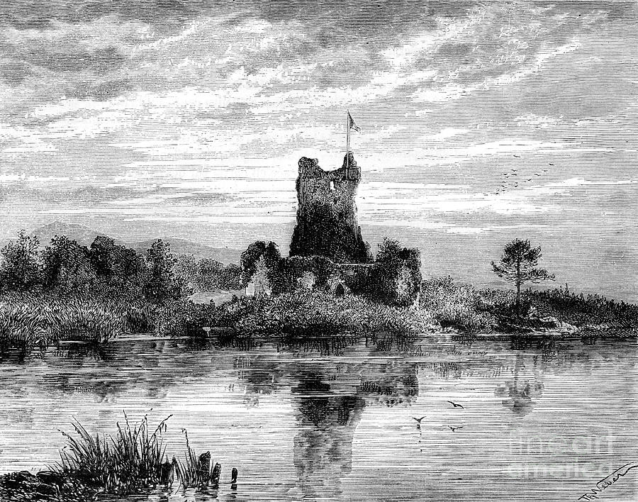 Ross Castle, County Kerry, Ireland Drawing by Print Collector