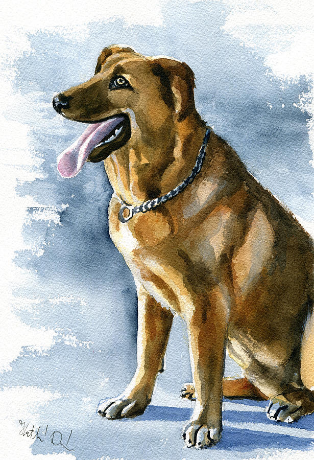 Rossi Painting by Dora Hathazi Mendes