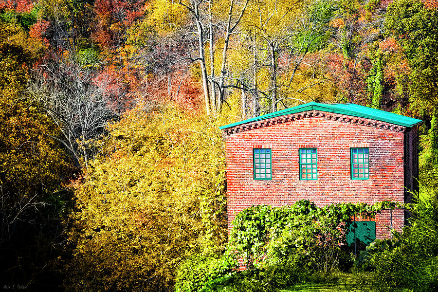 Roswell Mill Georgia Fall Color Photograph By Mark Tisdale Fine Art   Roswell Mill Georgia Fall Color Mark Tisdale 