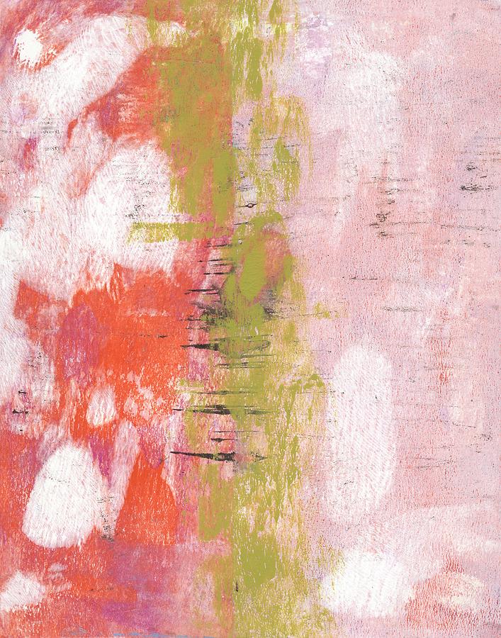 Abstract Painting - Rosy Composition I by Naomi Mccavitt