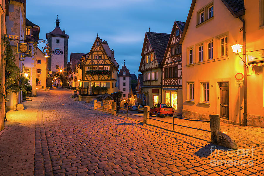 Rothenburg ob der Tauber Photograph by Henk Meijer Photography