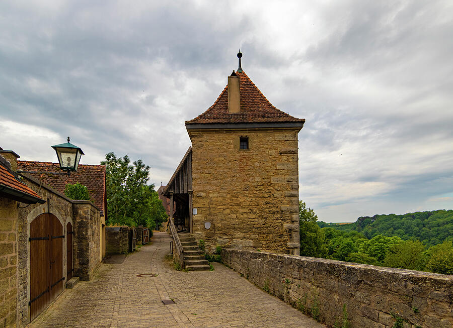 Rothenburg Old City Wall Photograph