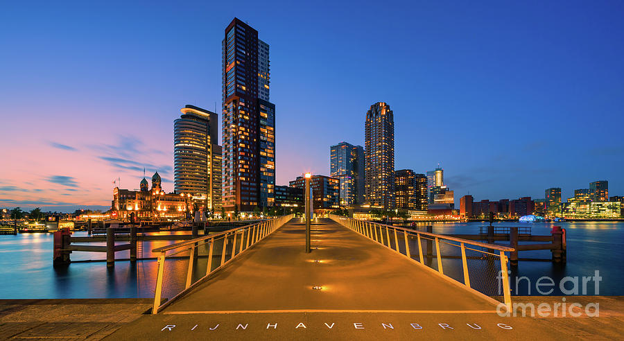 Rotterdam Skyline, Netherlands Photograph
