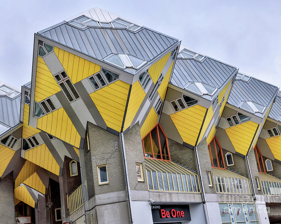 Rotterdams Cube Houses Photograph by Norman Gabitzsch