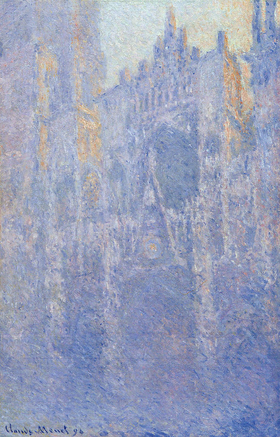 Rouen Cathedral, The Portal, Morning Fog, 1894 Painting