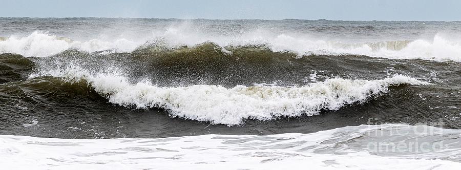 Rough Ocean Waves From Tropical Storm With Heavy Winds Blowing T Photograph By David Wood