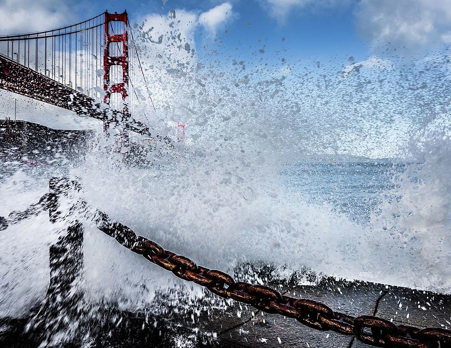 Rough Surf Photograph by Roger Elliott