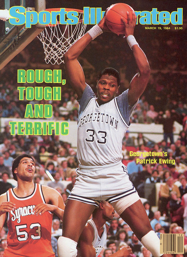 Basketball Photograph - Rough, Tough And Terrific Georgetowns Patrick Ewing Sports Illustrated Cover by Sports Illustrated