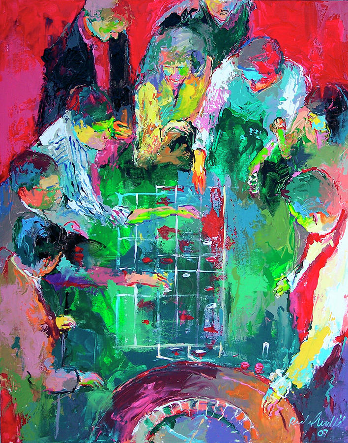 Casino Painting - Roulette by Richard Wallich