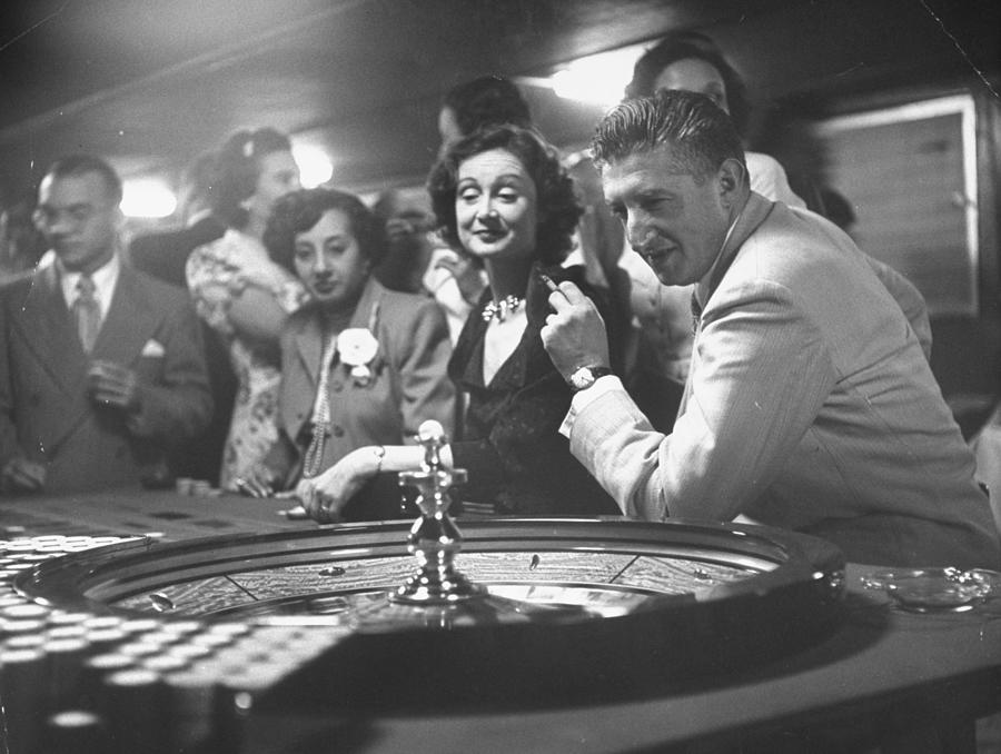 Casino Photograph - Roulette Table by Gordon Parks