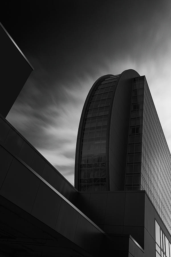 Architecture Photograph - Round & Square by Roland Weber