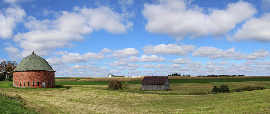 Round Barn PANO Photograph by Brook Burling
