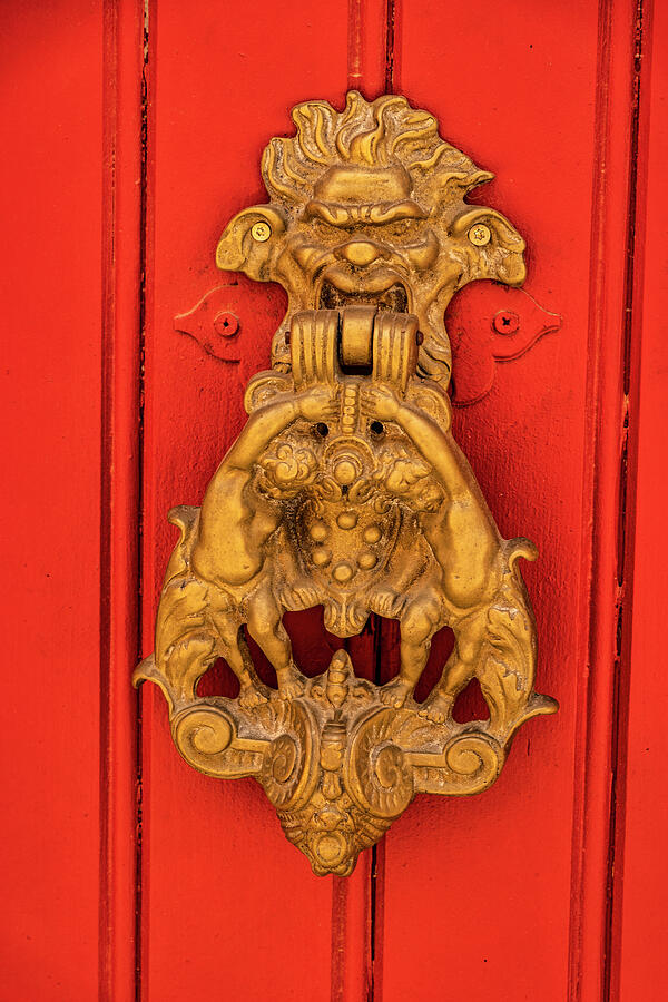 Spring Photograph - Roussillon Door Knocker, Provence by John Ford
