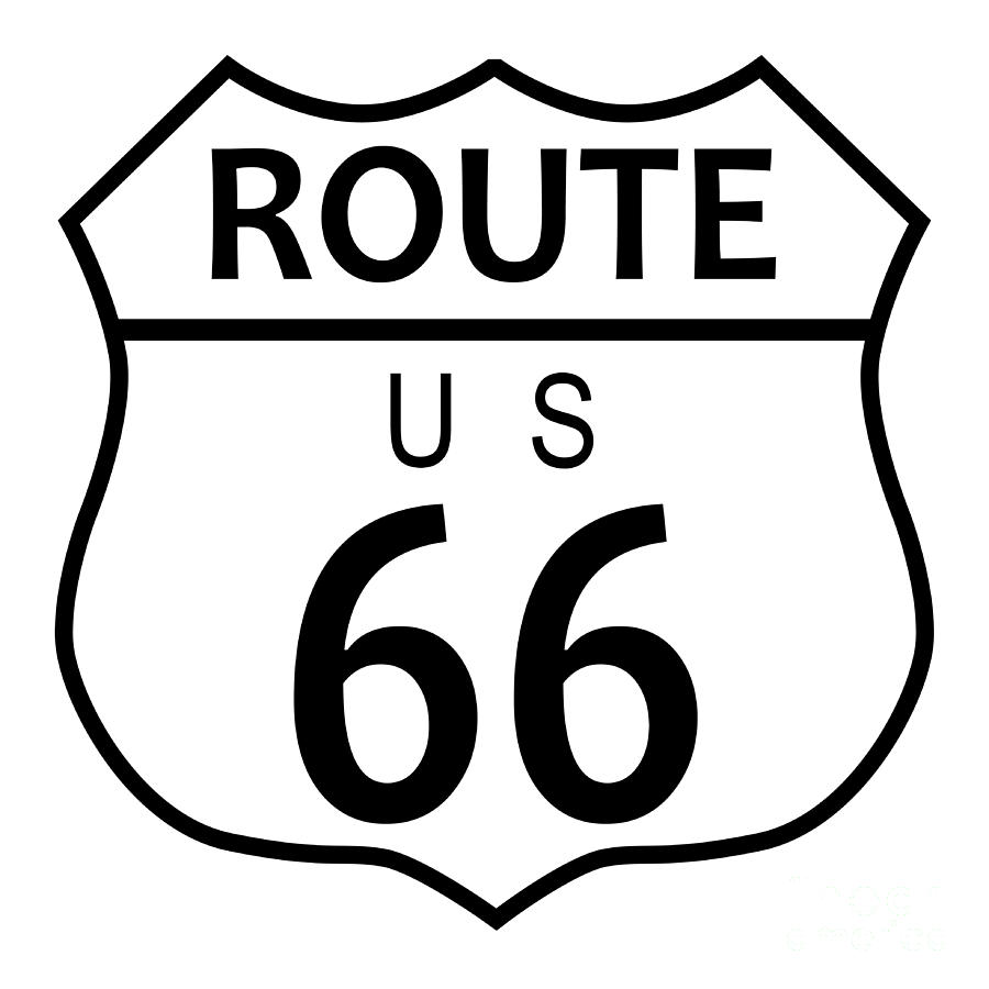 Route 66 Digital Art by Bigalbaloo Stock | Pixels