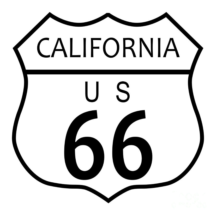 Route 66 California Digital Art by Bigalbaloo Stock | Pixels