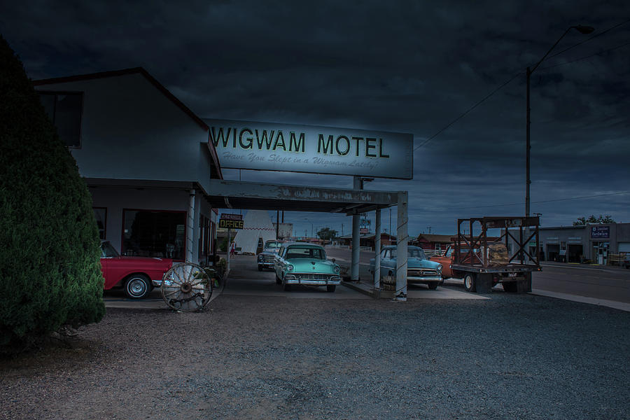 Route 66 Motel Photograph by Darrell Foster