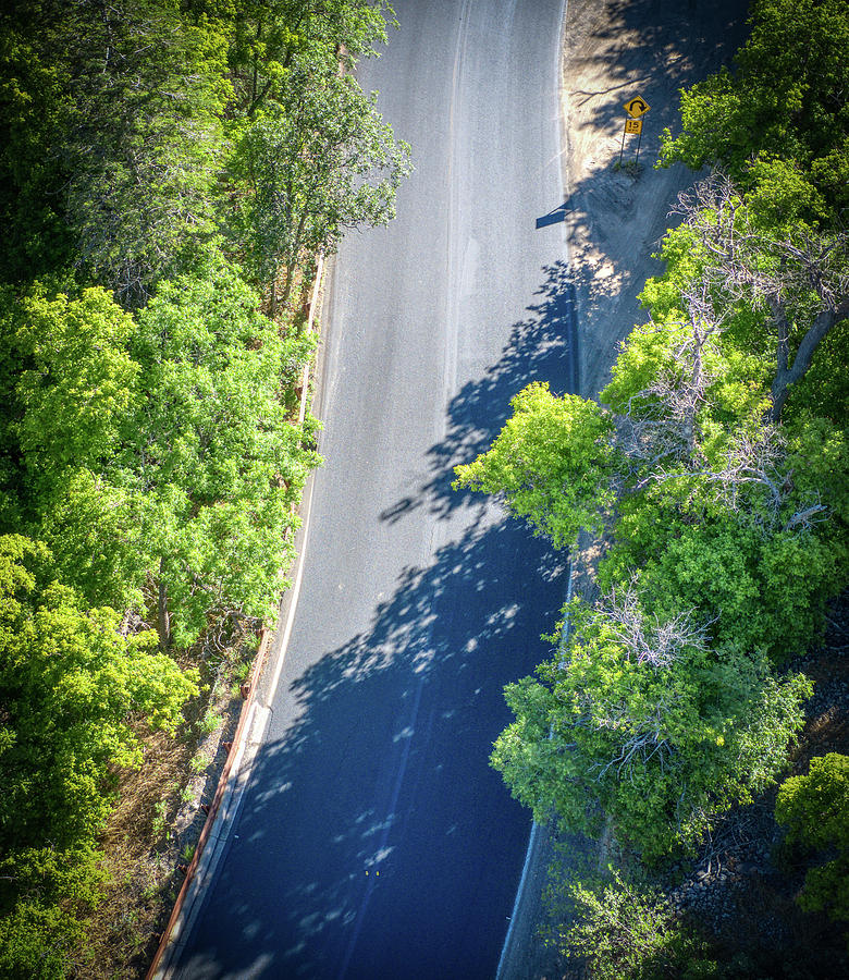 Route 89A Sedona Top Down Photograph by Anthony Giammarino