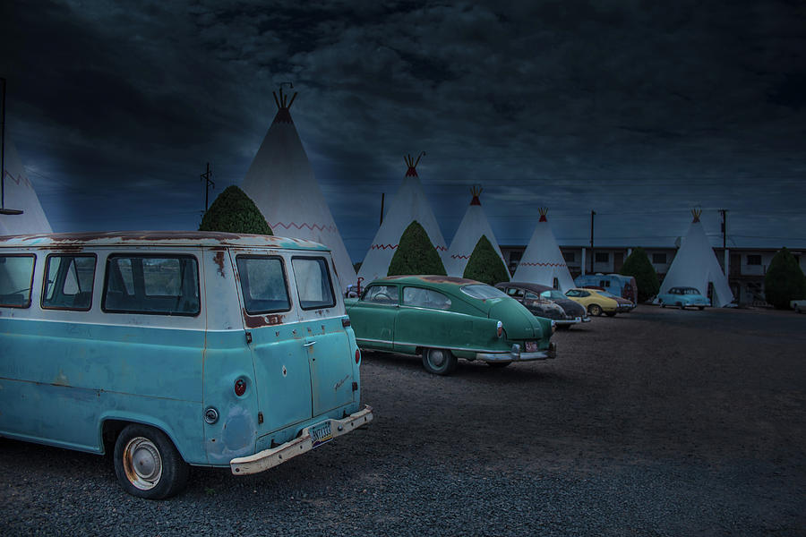 Route66 Tipis Photograph by Darrell Foster