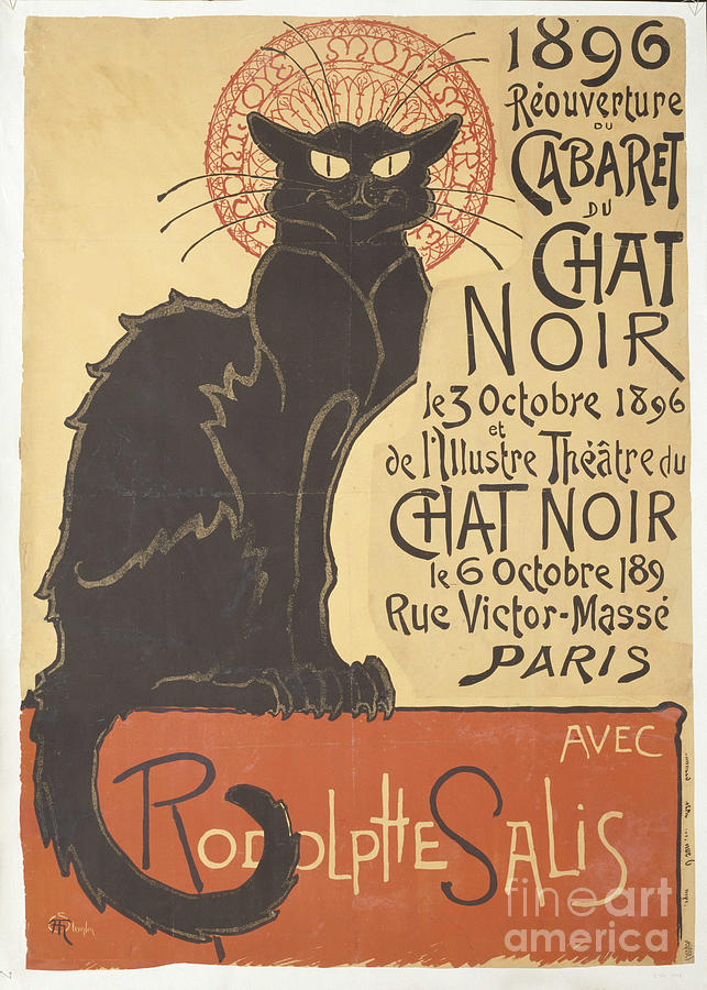 Réouverture Du Cabaret Du Chat Noir Drawing by Heritage Images