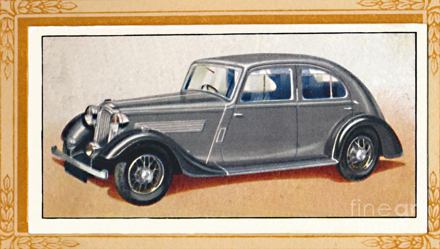 Rover 14 Streamlined Coupe Drawing by Print Collector