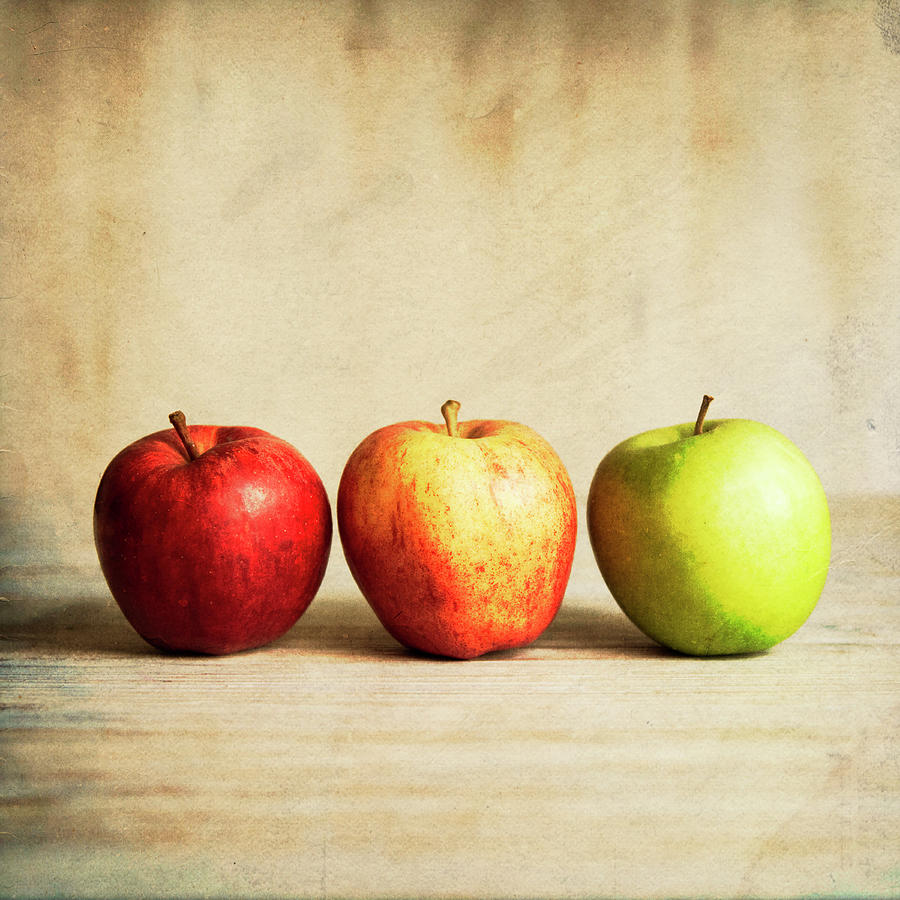 Row Of Antique Fruit Photograph by Tom Quartermaine | Fine Art America