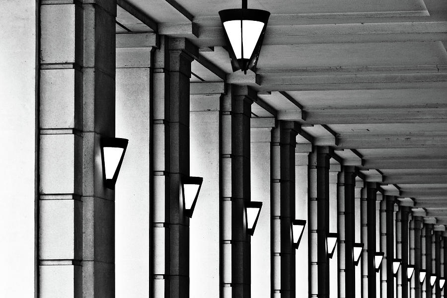 London Photograph - Row Of Lamps by Jeremy Vickers Photography