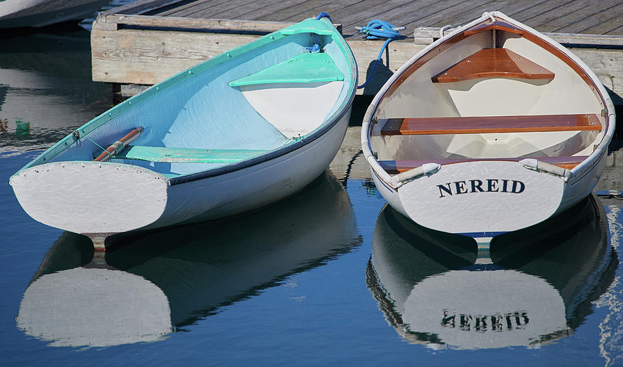 Rowboat reflections Photograph by Paul Freidlund