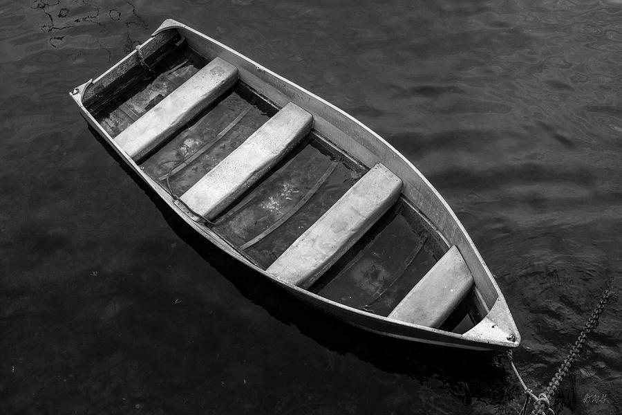 Black And White Photograph - Rowboat Rockport MA BW by David Gordon