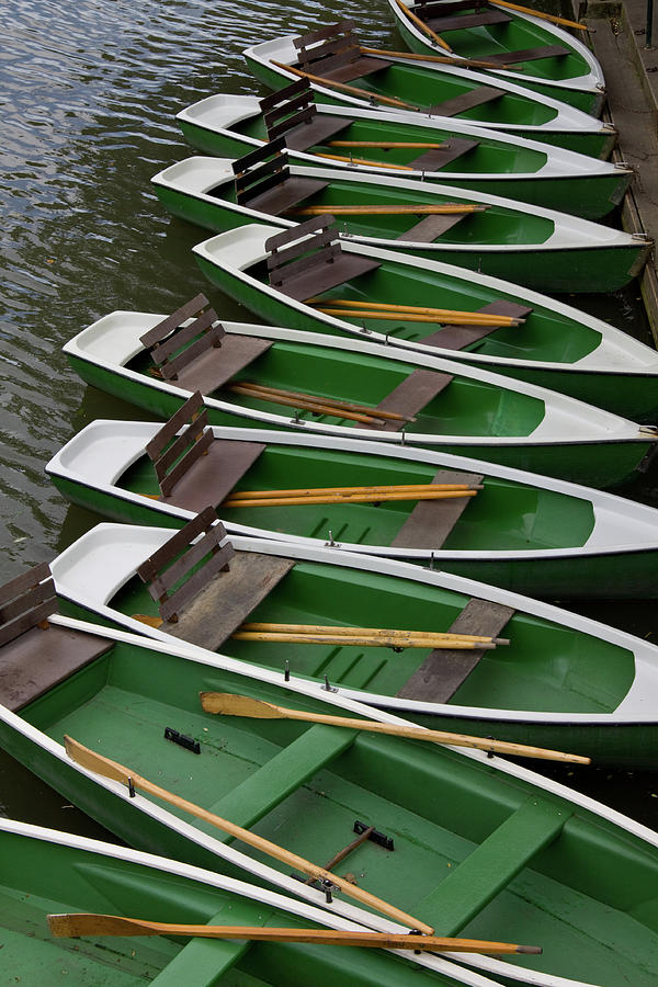 Rowboats Waiting For Passengers Photograph by Janzgrossetkino