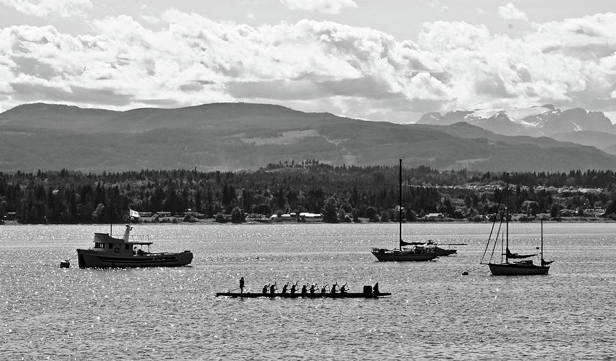 Rowers Off Of Comox And Courtney Photograph