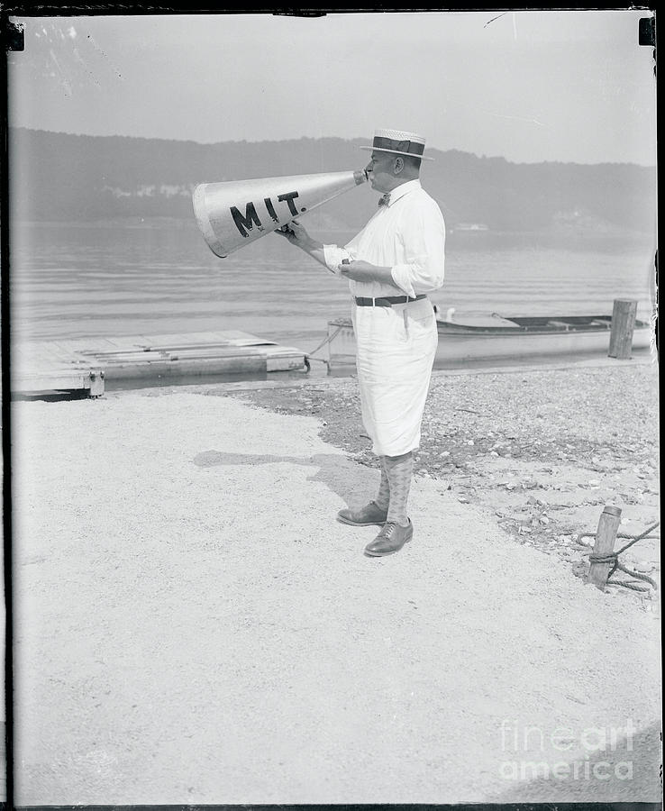 Rowing Coach Bill Haines Instructing Photograph by Bettmann