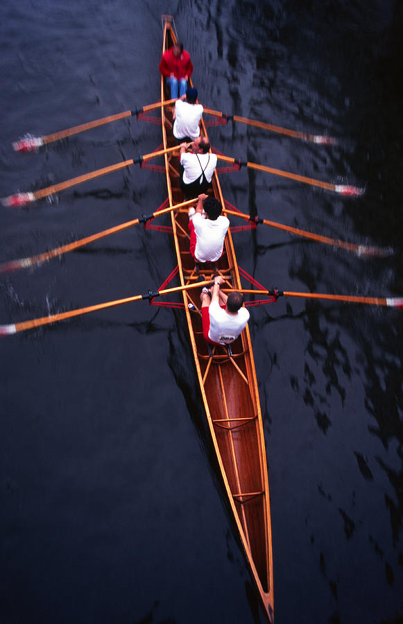 Rowing Motion Blur Photograph by Robas